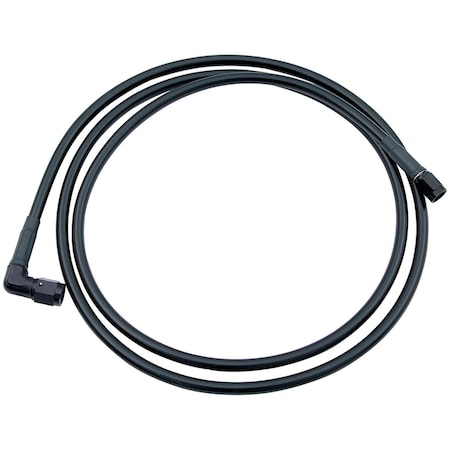 Allstar Performance Coated Braided Line 48 in. No.4 Hose 90 deg 4 Straight Ends ALL48408